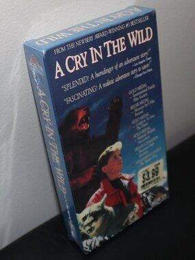3/$55❤️sealed 1991 A CRY IN THE WILD (1990) VHS Ned Beatty Hatchet Gary Paulsen